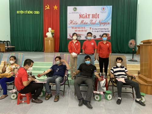 Kông Chro tổ chức ngày hội hiến máu tình nguyện năm 2022